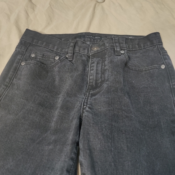 Calvin Klein Black Flare Jeans - Picture 5 of 6
